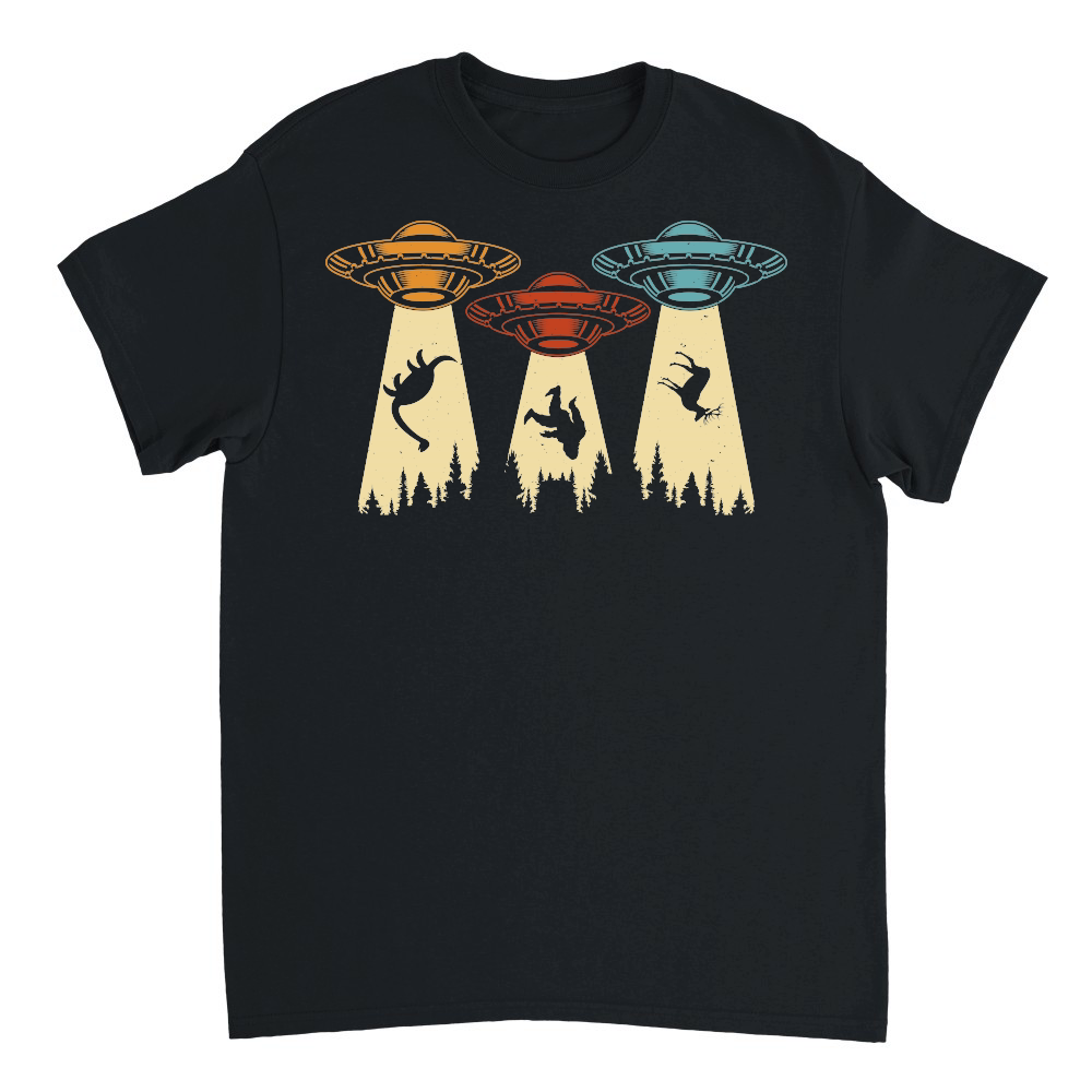 Funny Vintage UFO Alien  3