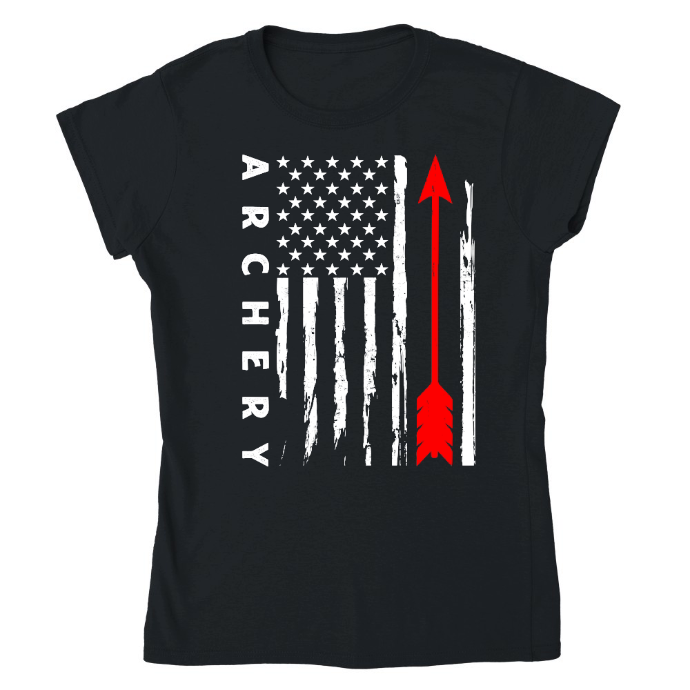 Vintage Hunting Archery   american flag