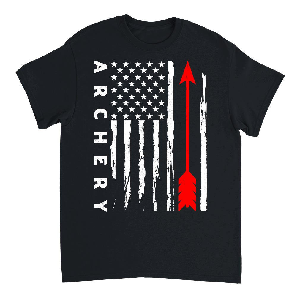 Vintage Hunting Archery   american flag