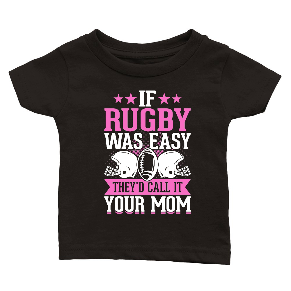 Vintage Rugby Player If Rugby was easy therd call it your mom