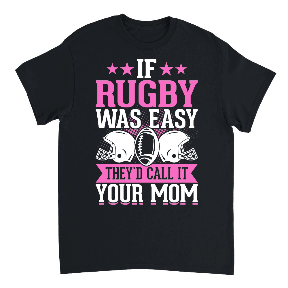 Vintage Rugby Player If Rugby was easy therd call it your mom