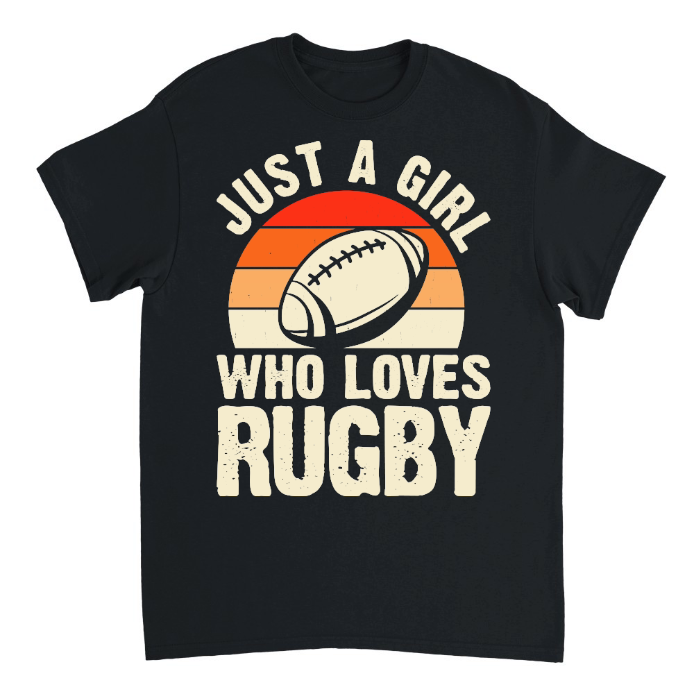 Vintage Rugby Player just a girl who loves rugby