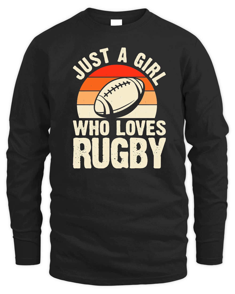 Vintage Rugby Player just a girl who loves rugby