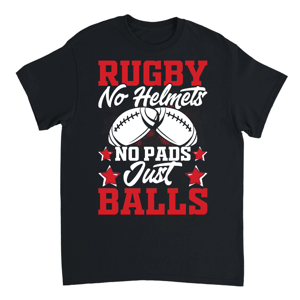 Vintage Rugby Player no helmets no pads just balls