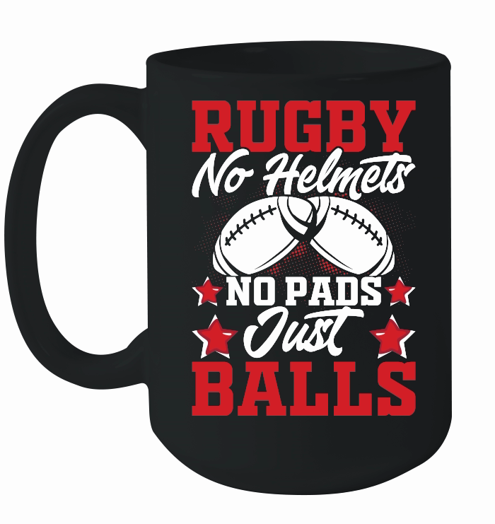 Vintage Rugby Player no helmets no pads just balls