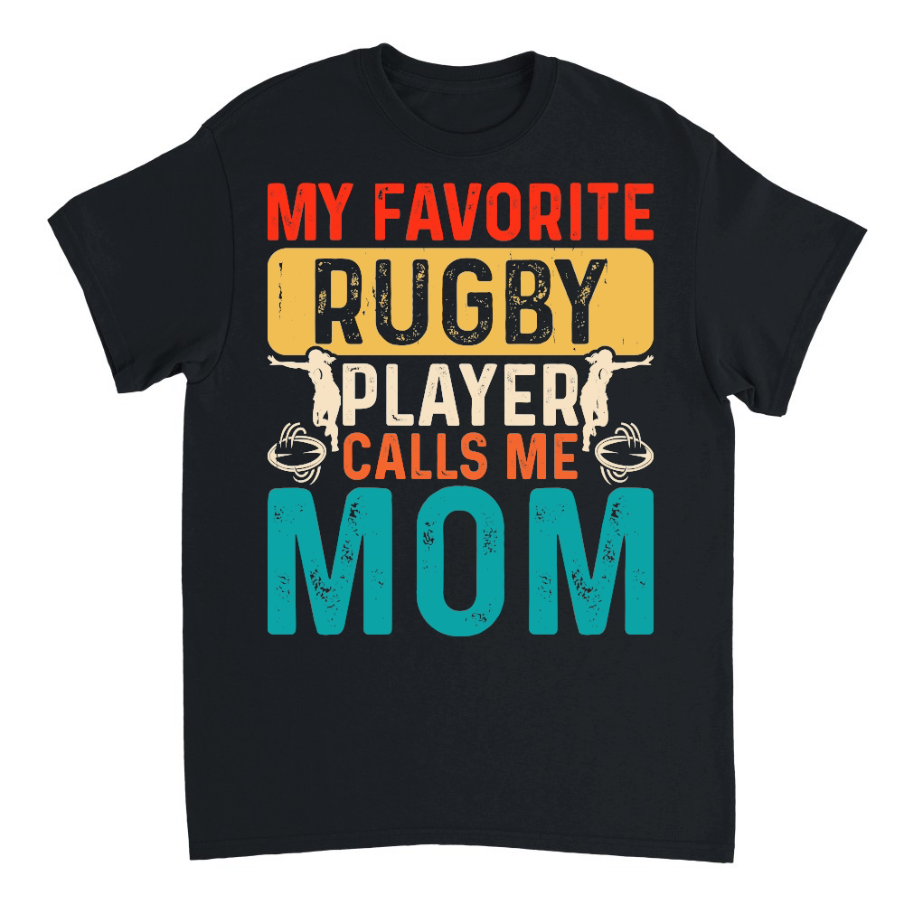 Vintage Rugby Player player Calls Me Mom