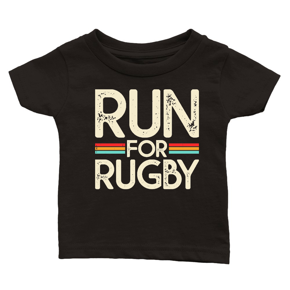 Vintage Rugby Player run for rugby