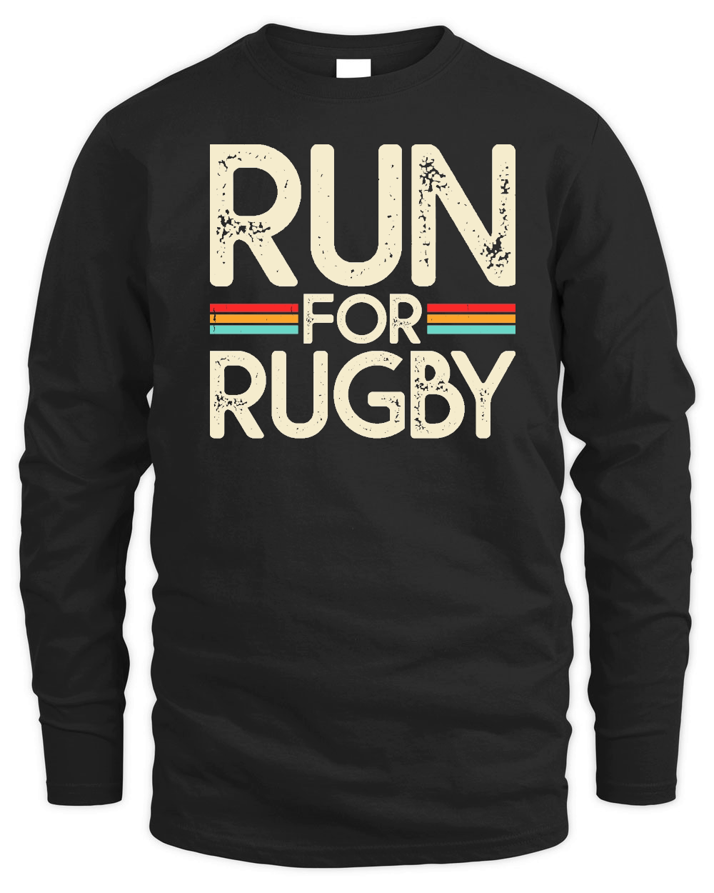 Vintage Rugby Player run for rugby