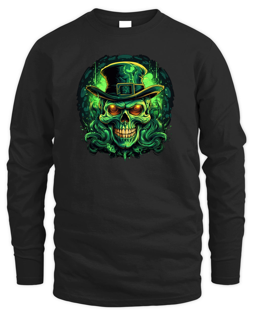 Skull Shamrock for St. Patricks Day2