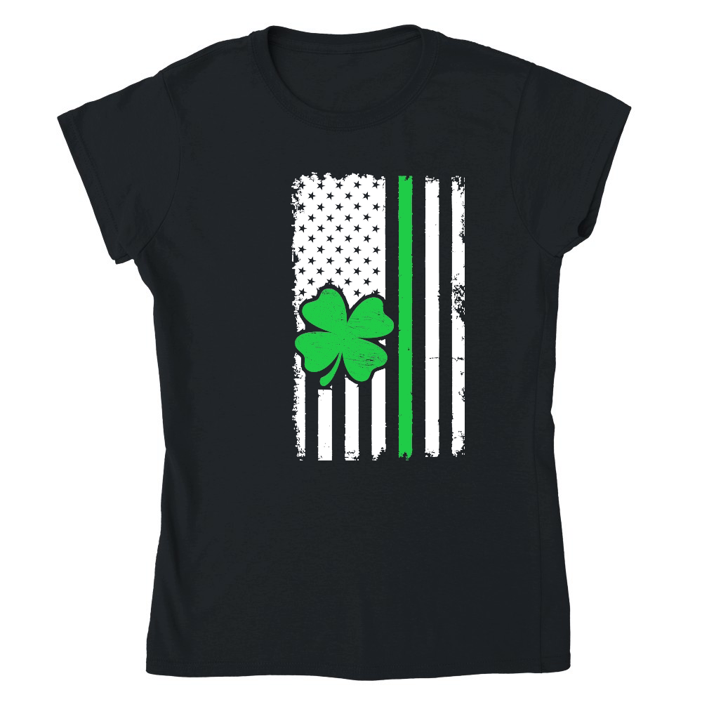 Vintage American Flag St. Patricks Day