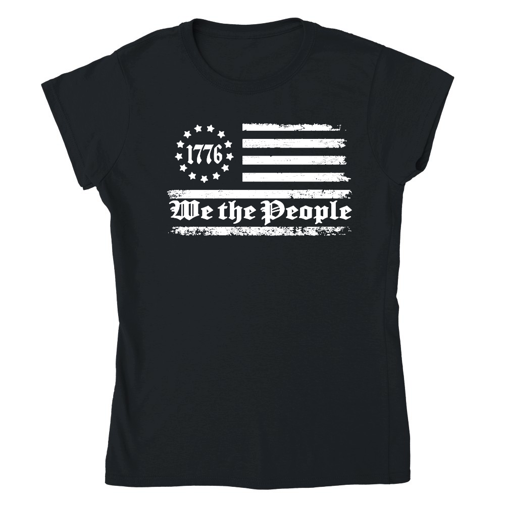 We The People 1776 USA Flag Design