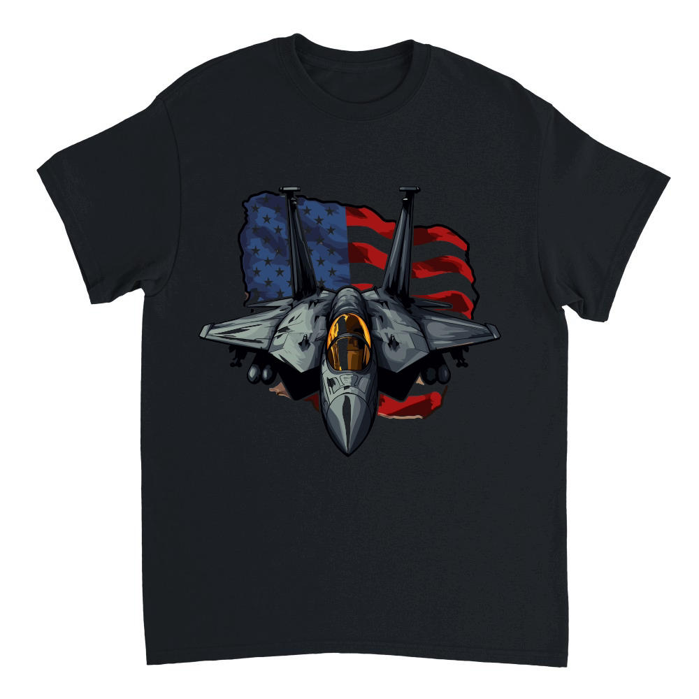 Patriotic USA Flag Fighter Jets