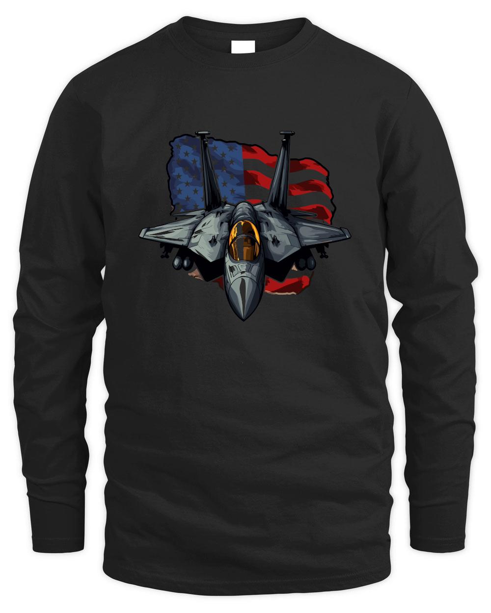 Patriotic USA Flag Fighter Jets