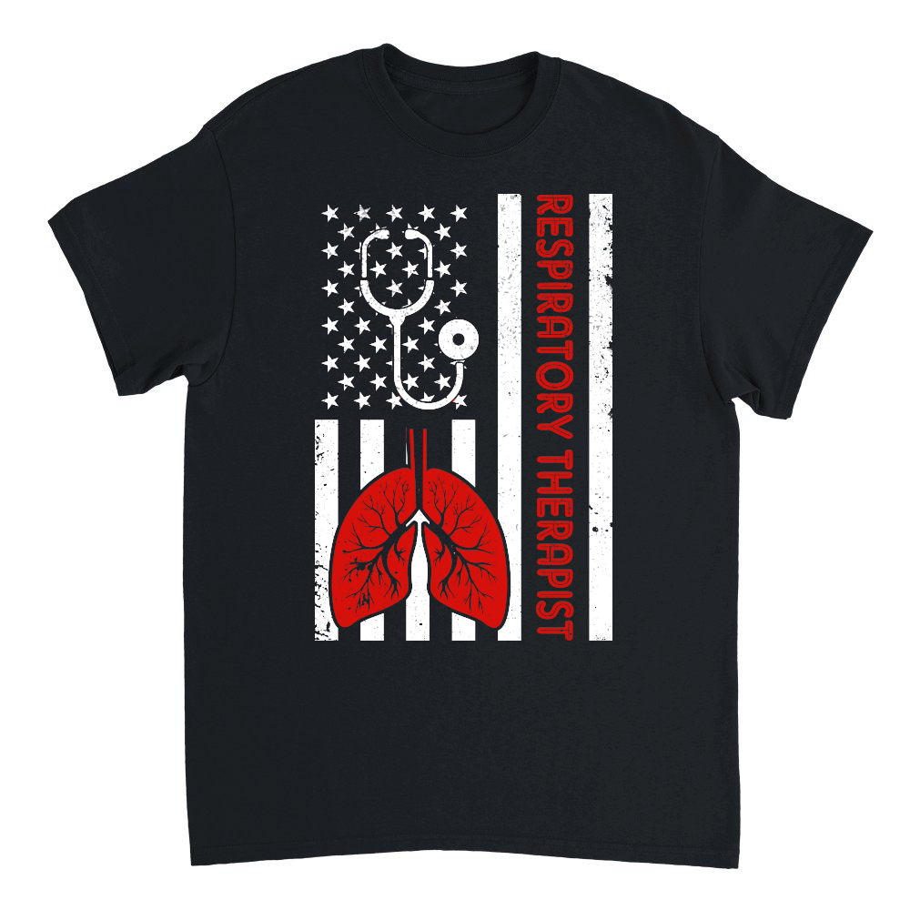 Respiratory Therapist Shirt America Flag