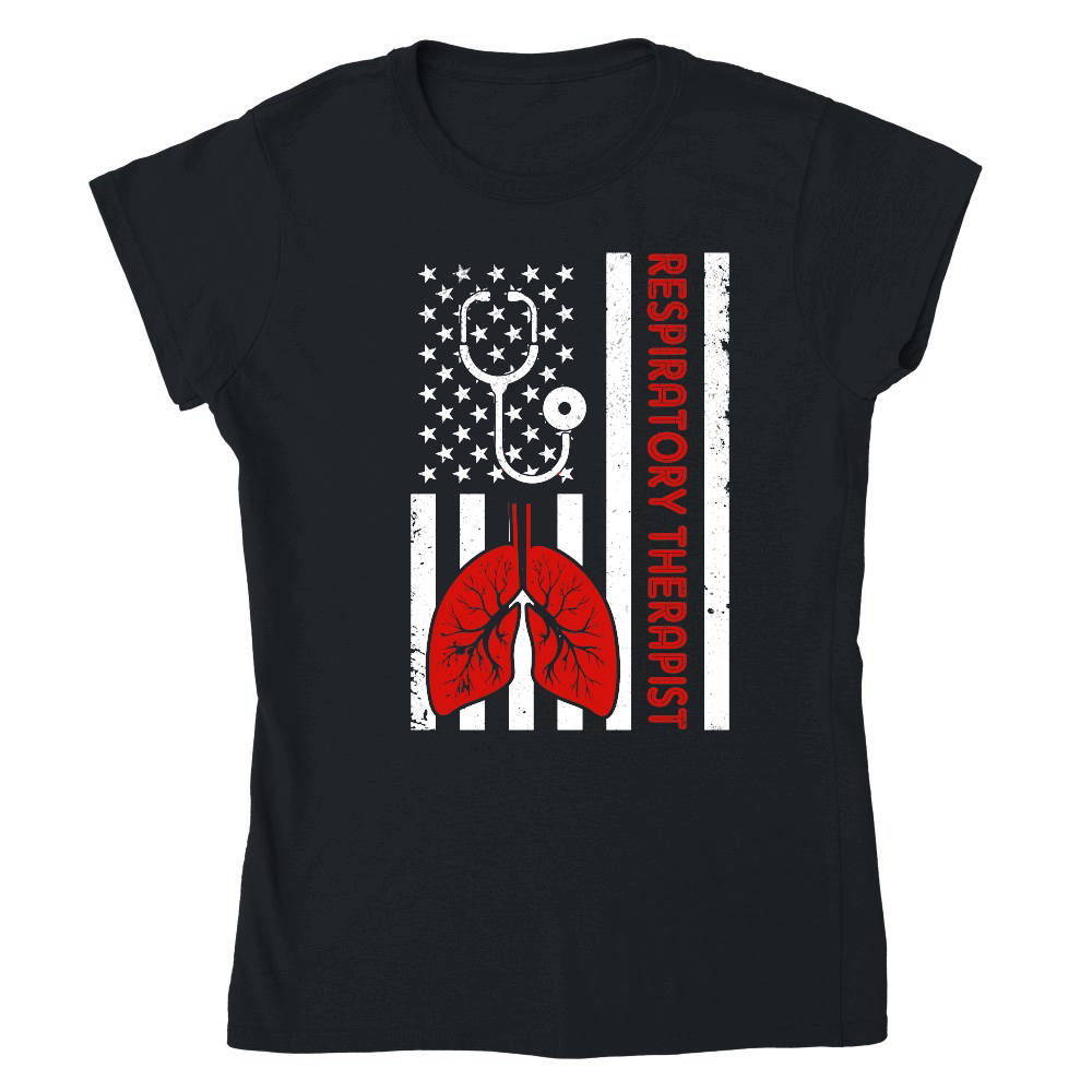 Respiratory Therapist Shirt America Flag