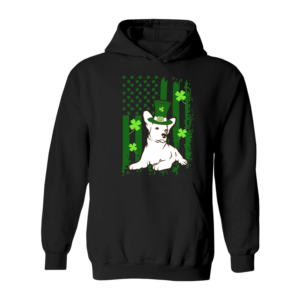 Saint Patricks Day American Flag Dogs Lover Shirt