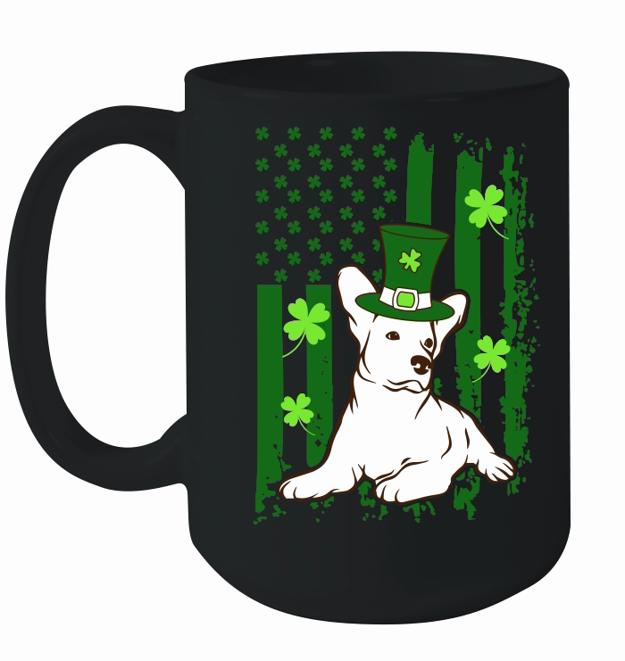 Saint Patricks Day American Flag Dogs Lover Shirt