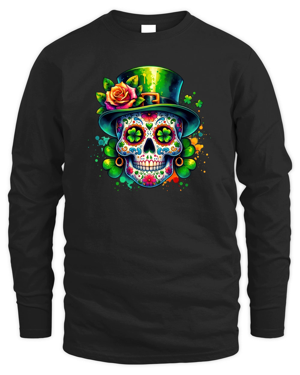 Sugar Skull Saint Patricks Day