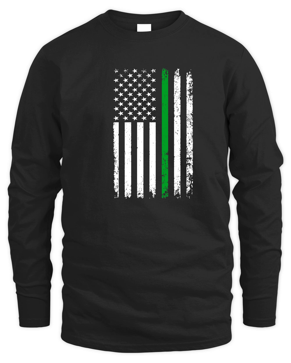 Thin Green Line American Flag