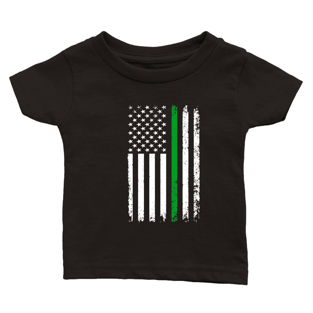 Thin Green Line American Flag