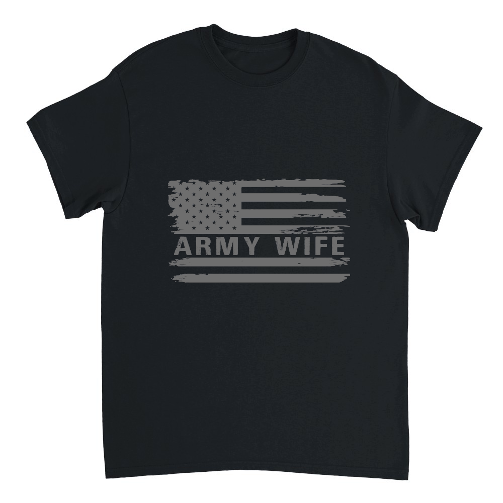 USA Flag Army Wife