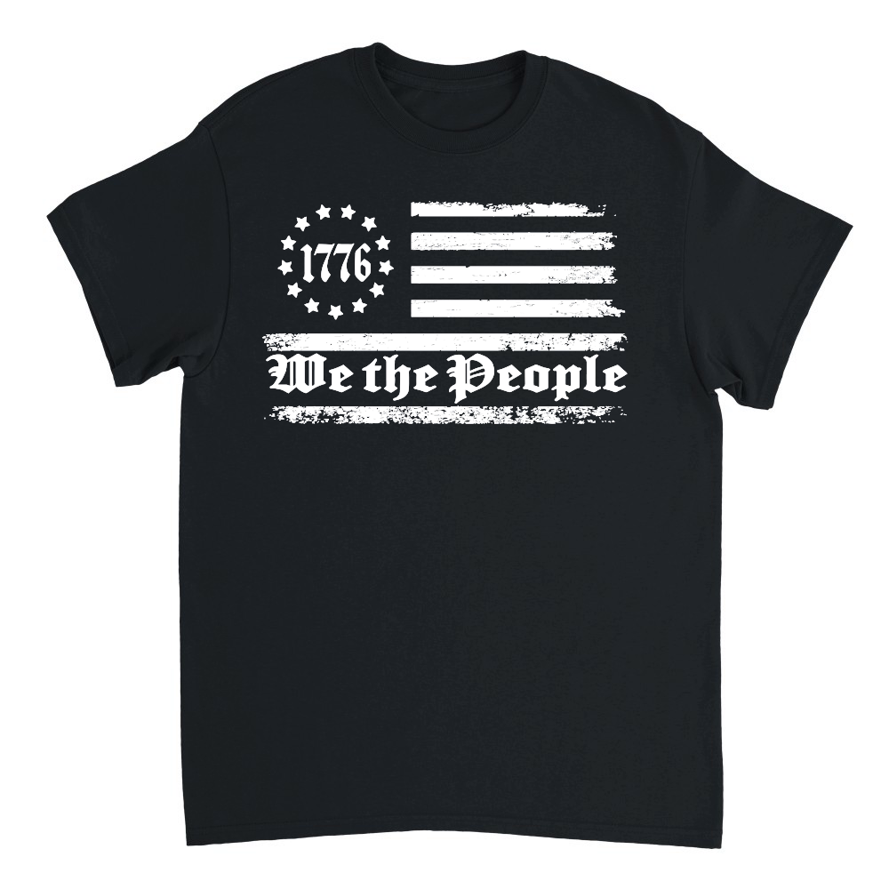 We The People 1776 USA Flag Design