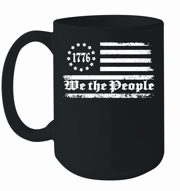 We The People 1776 USA Flag Design