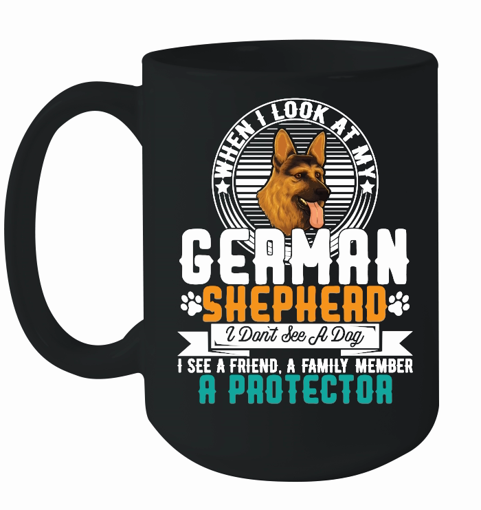 When I look at my German Shepherd, I do not see a dog. I see a friend, a family member, a protector