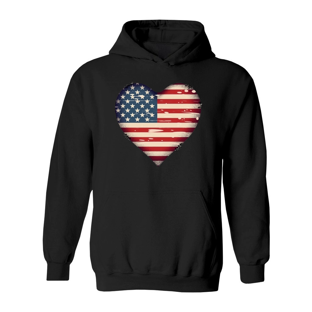 American Flag Heart Women