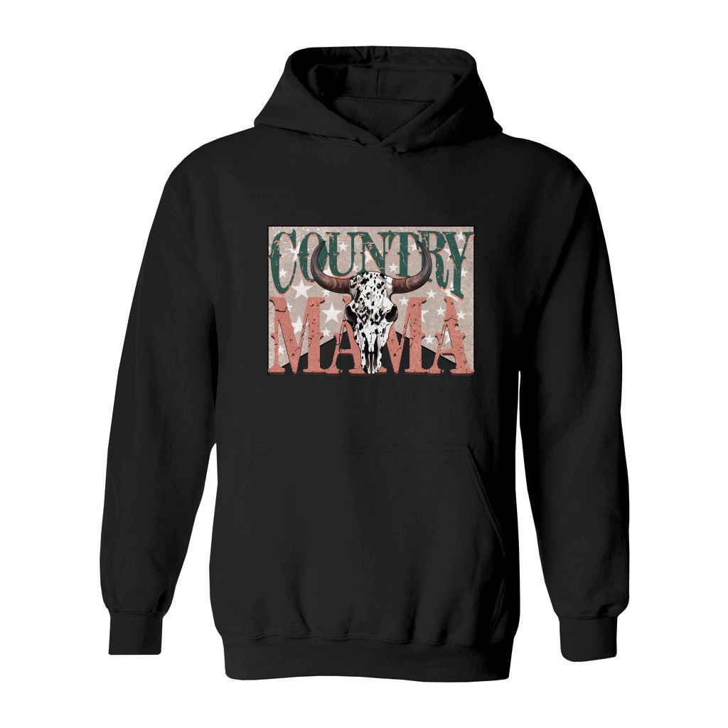 Country Mama Cow Skull Western