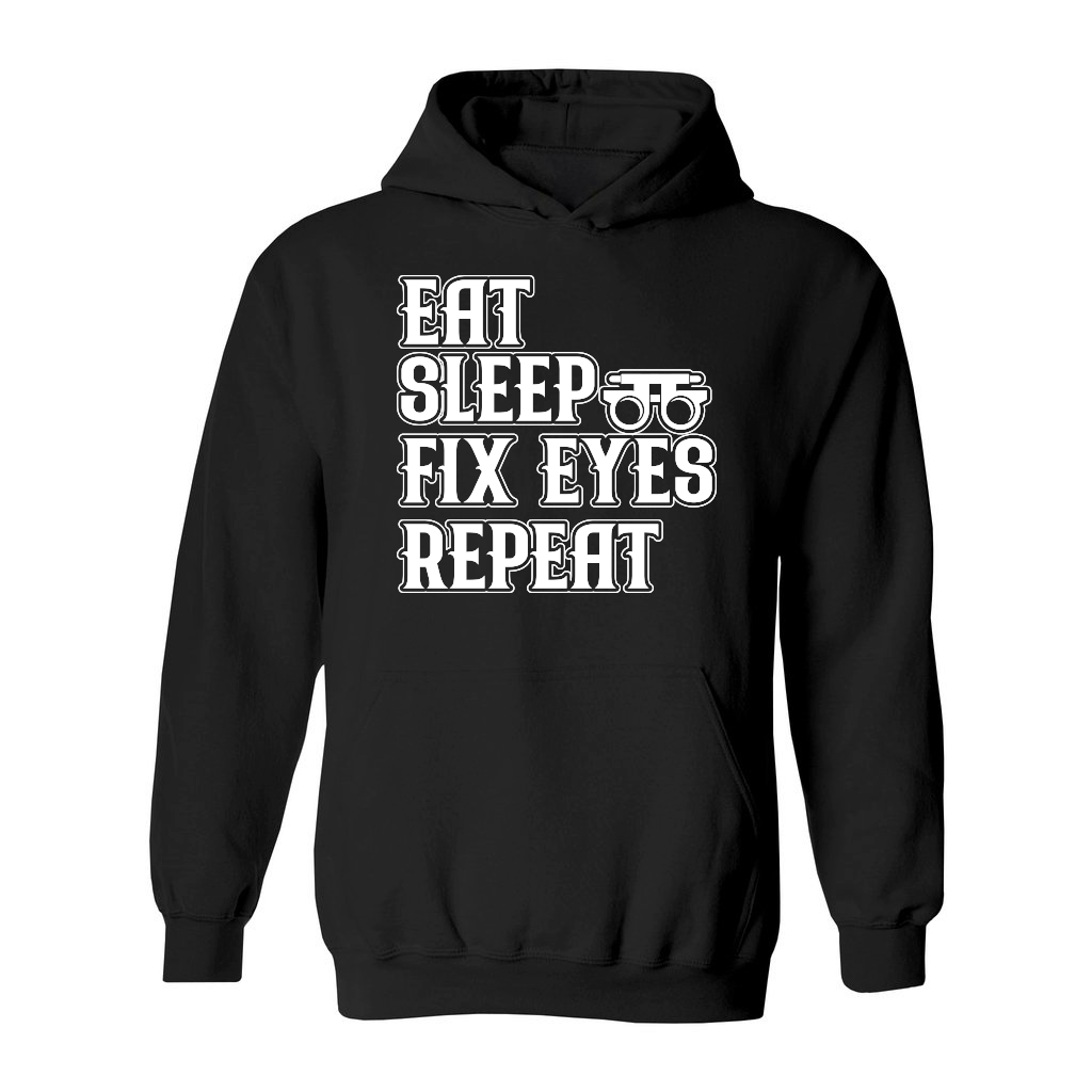 Eat sleep fix eyes repeat