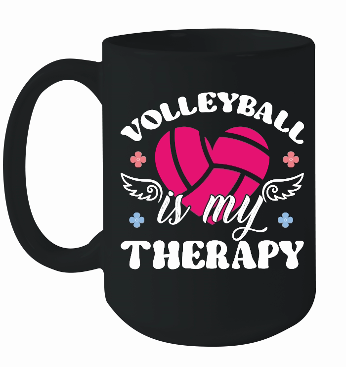 Volleyball is my therapy 01