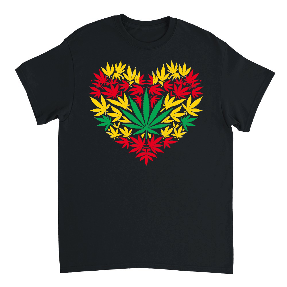 Heart Shape Cannabis Valentine