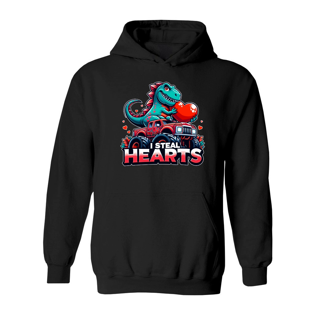 I Steal Hearts Dinosaur Valentine