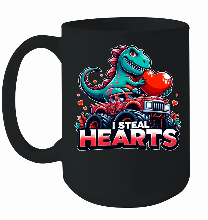 I Steal Hearts Dinosaur Valentine