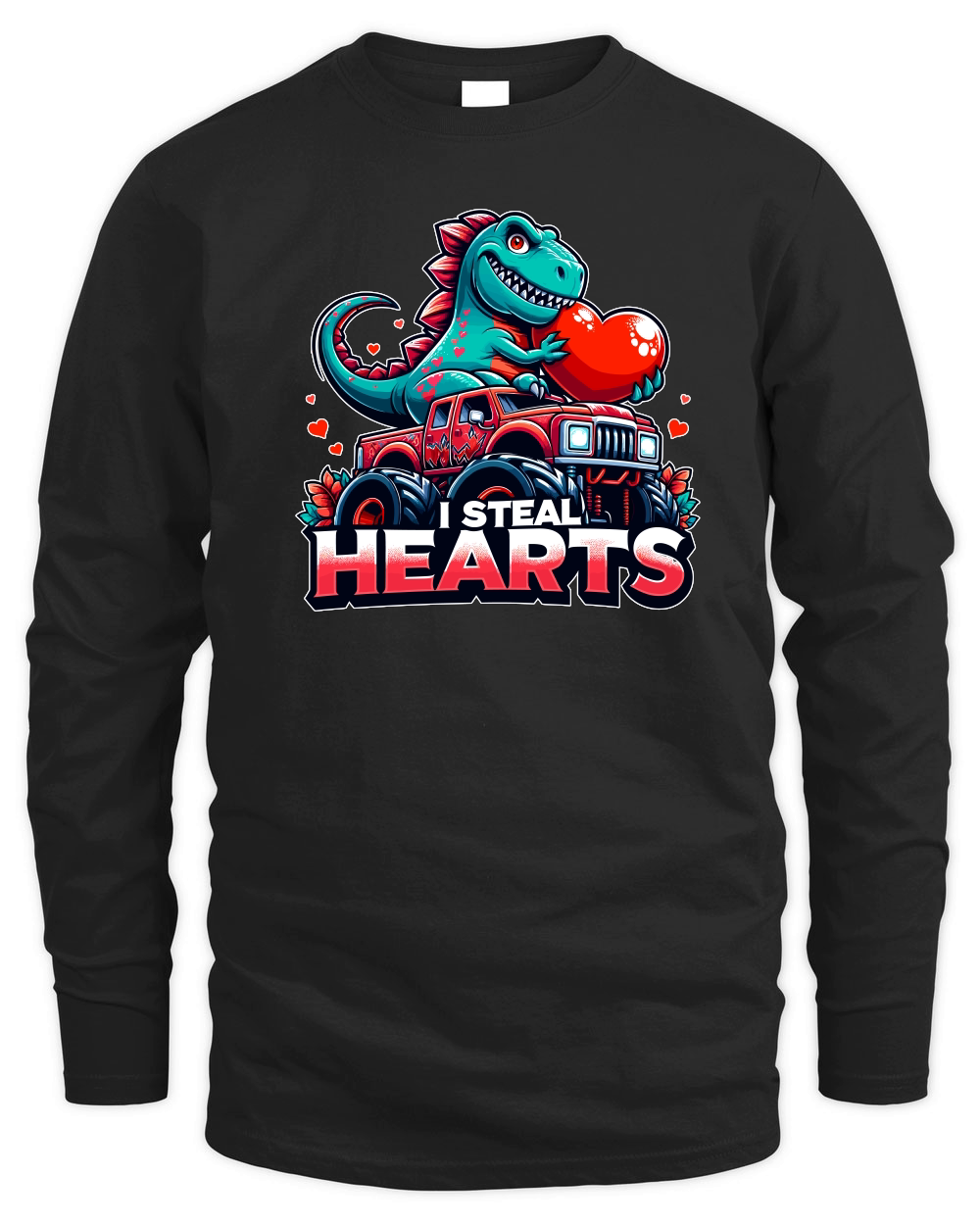 I Steal Hearts Dinosaur Valentine