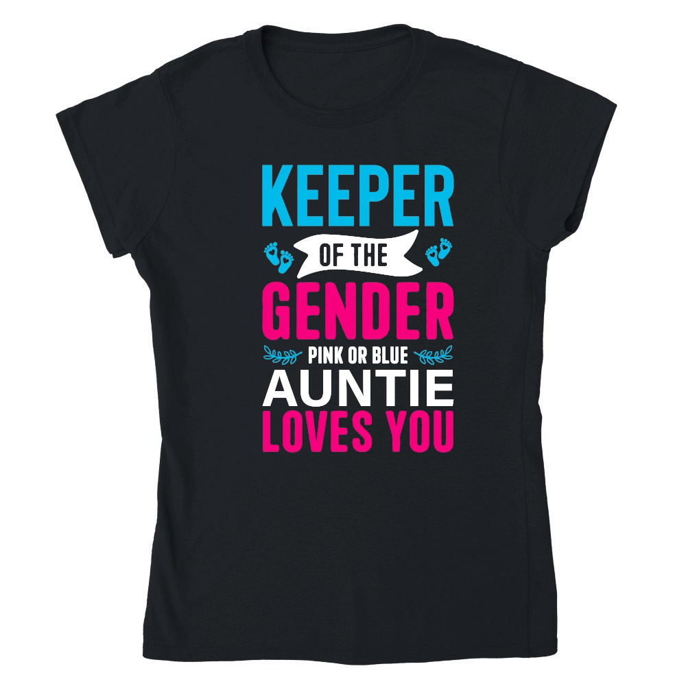 Keeper of the Gender Pink or Blue Auntie loves you