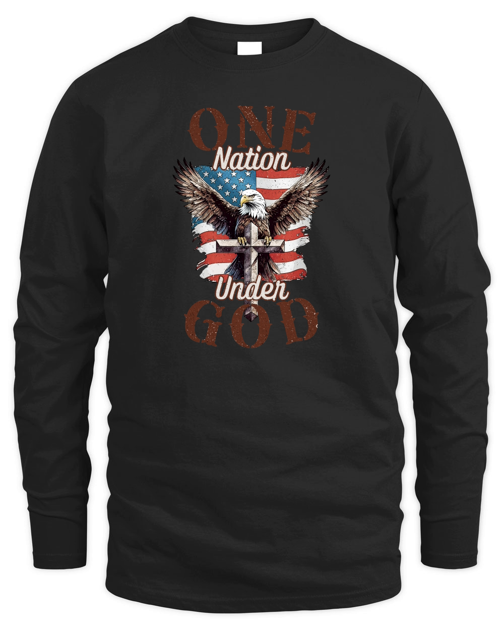 One Nation Under God Patriotic USA Flag