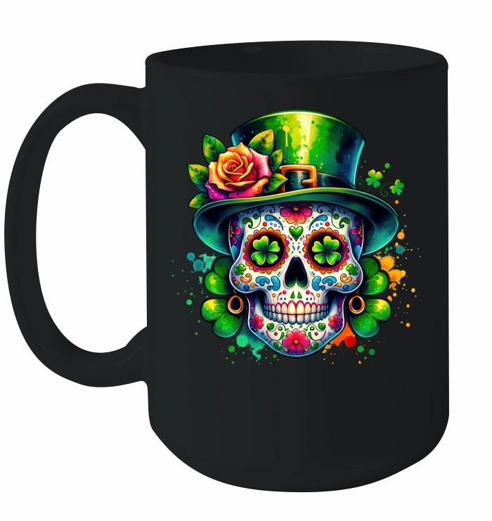 Sugar Skull Saint Patricks Day