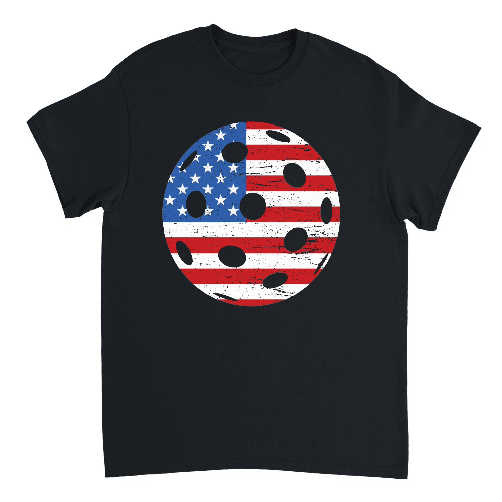 USA Flag Pickleball Patriotic