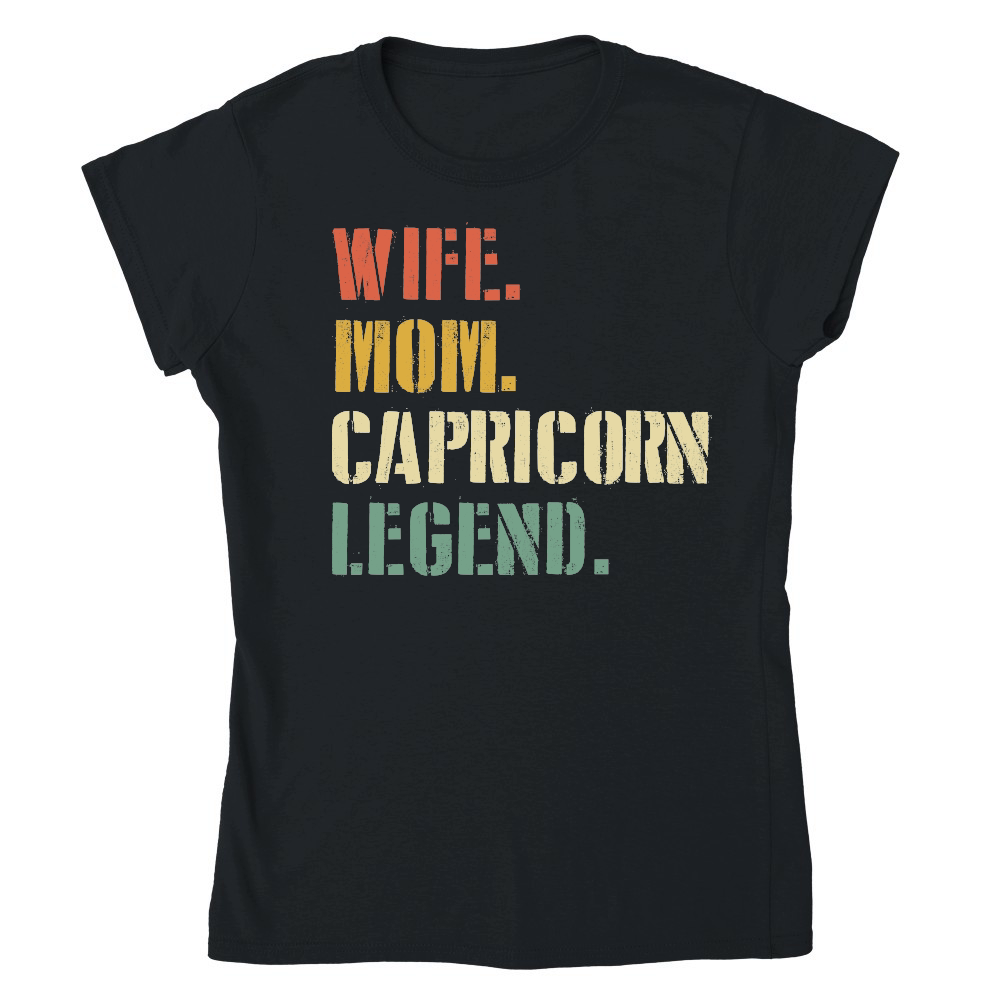 Wife Mom Capricorn Legend Zodiac