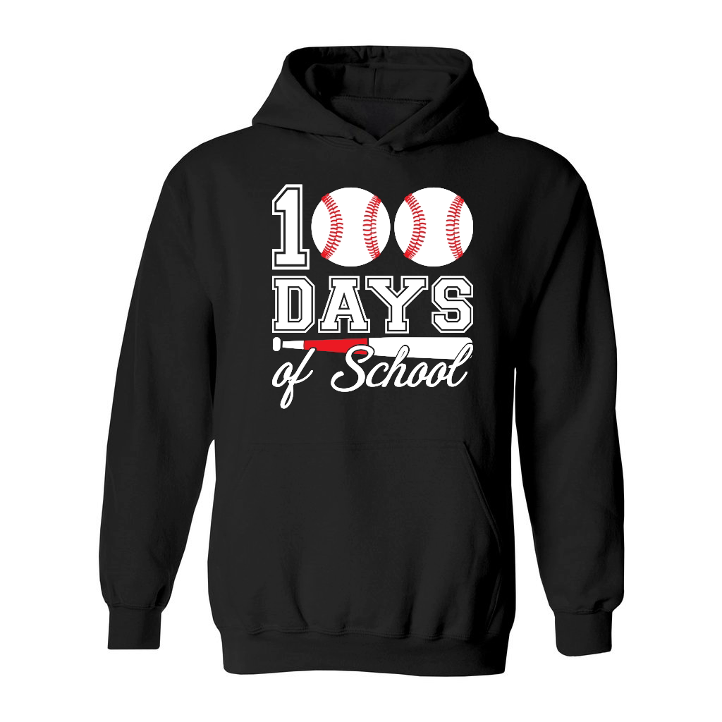 100 days of school for 100th day baseball student or teacher