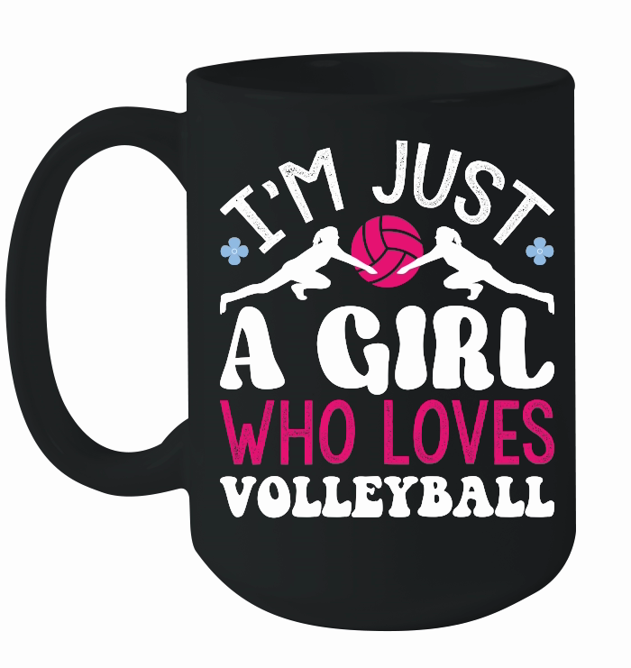 I'm Just A Girl Who Loves Volleyball 01