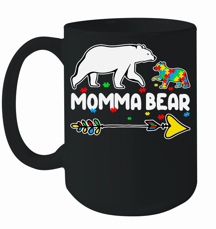 mother day   Momma Bear Autism Awareness Autistic