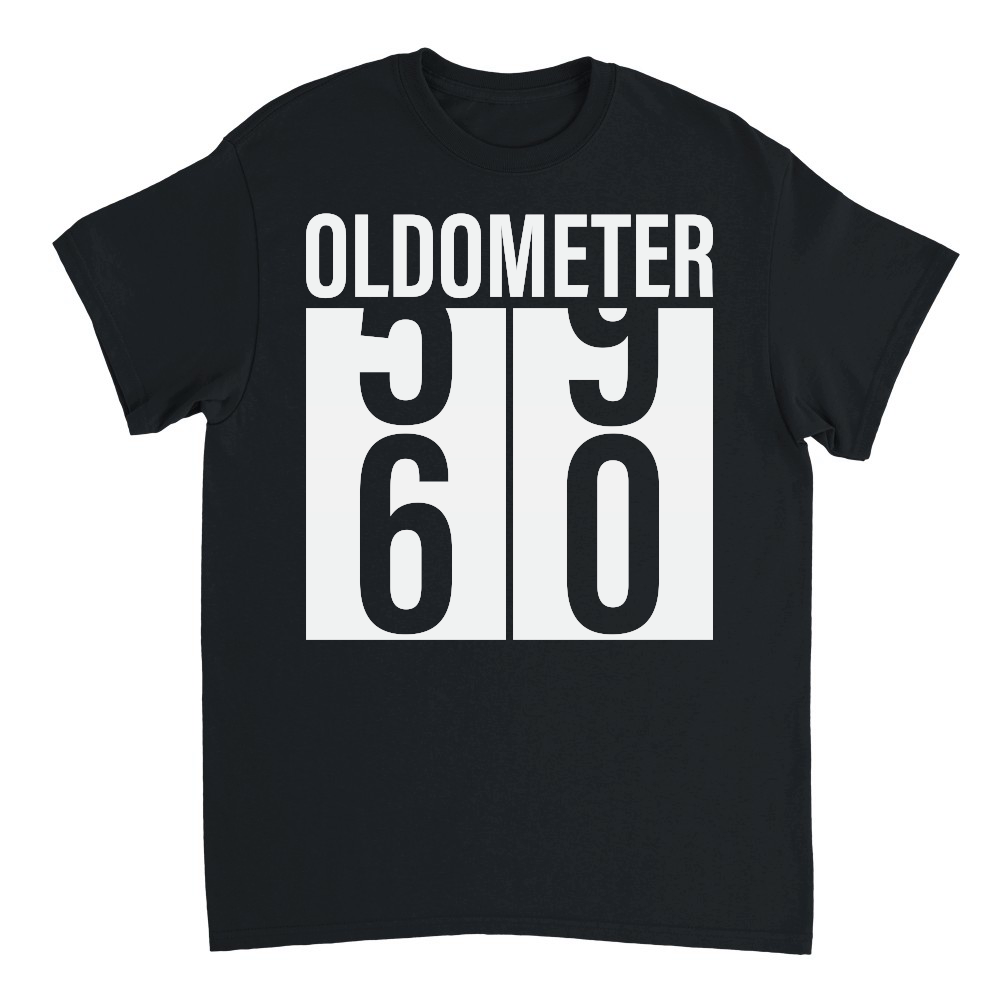 Oldometer Odometer Funny 60th Birthday