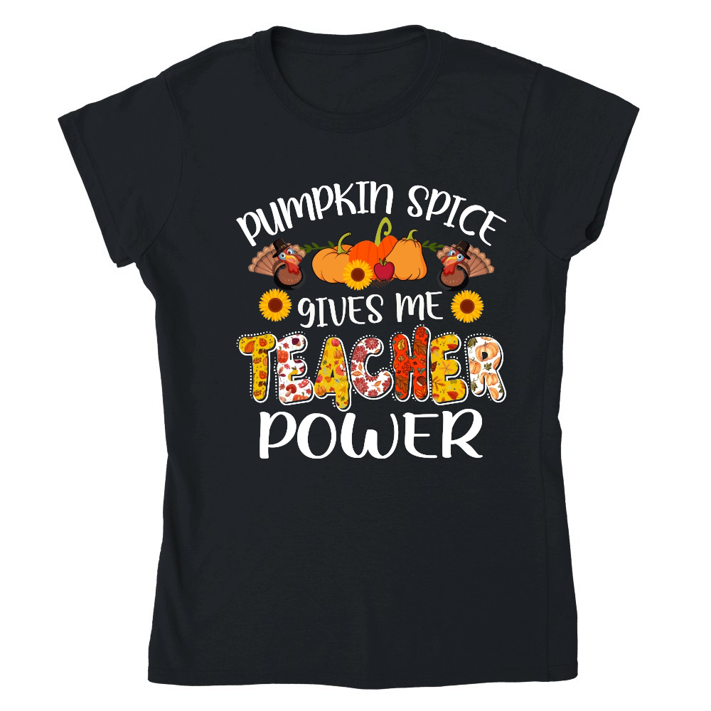 pumpkin spice gives me teacher power