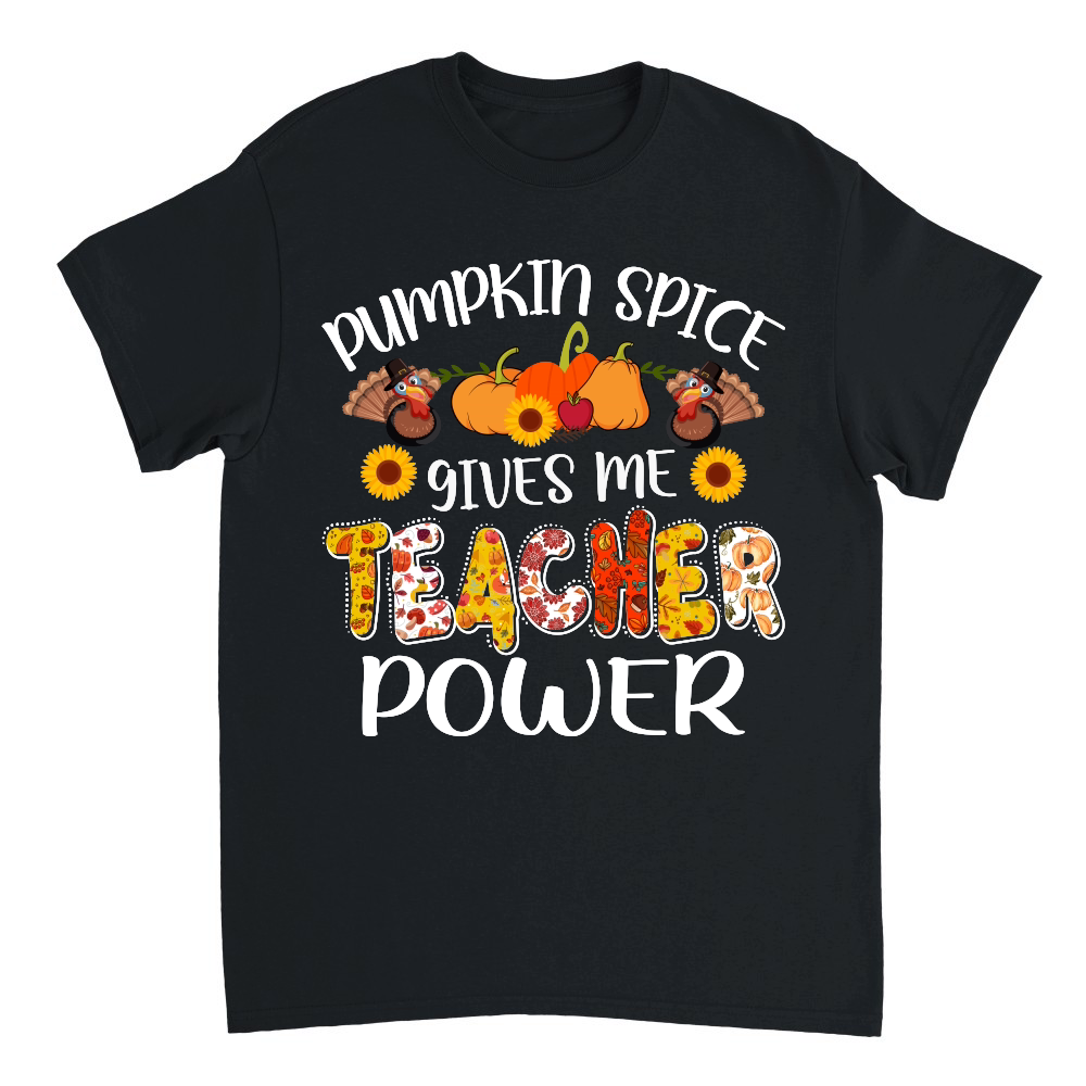 pumpkin spice gives me teacher power