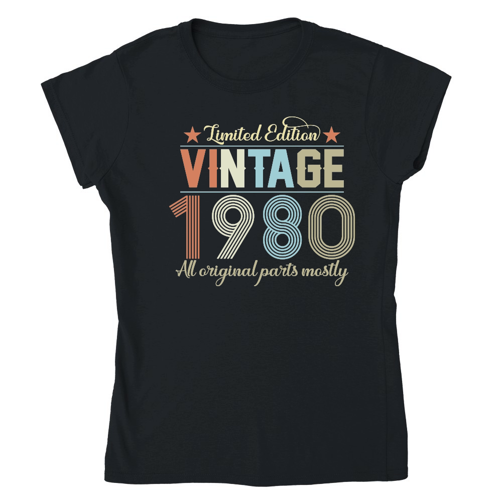 Birthday   Limited Edition Vintage 1980