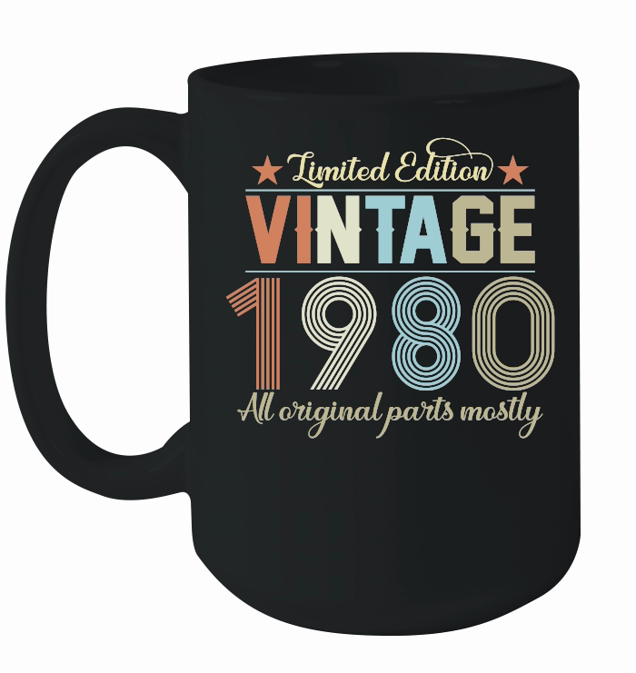 Birthday   Limited Edition Vintage 1980