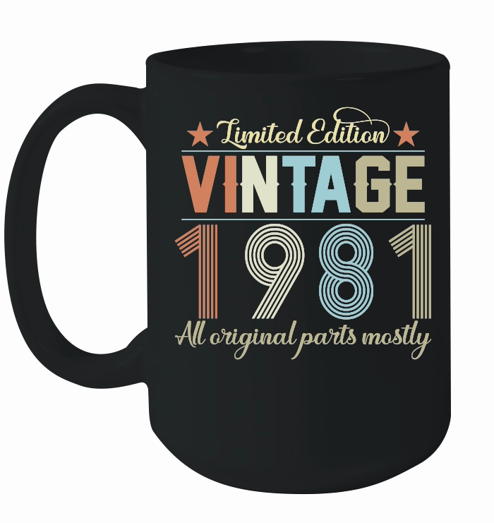 Birthday   Limited Edition Vintage 1981